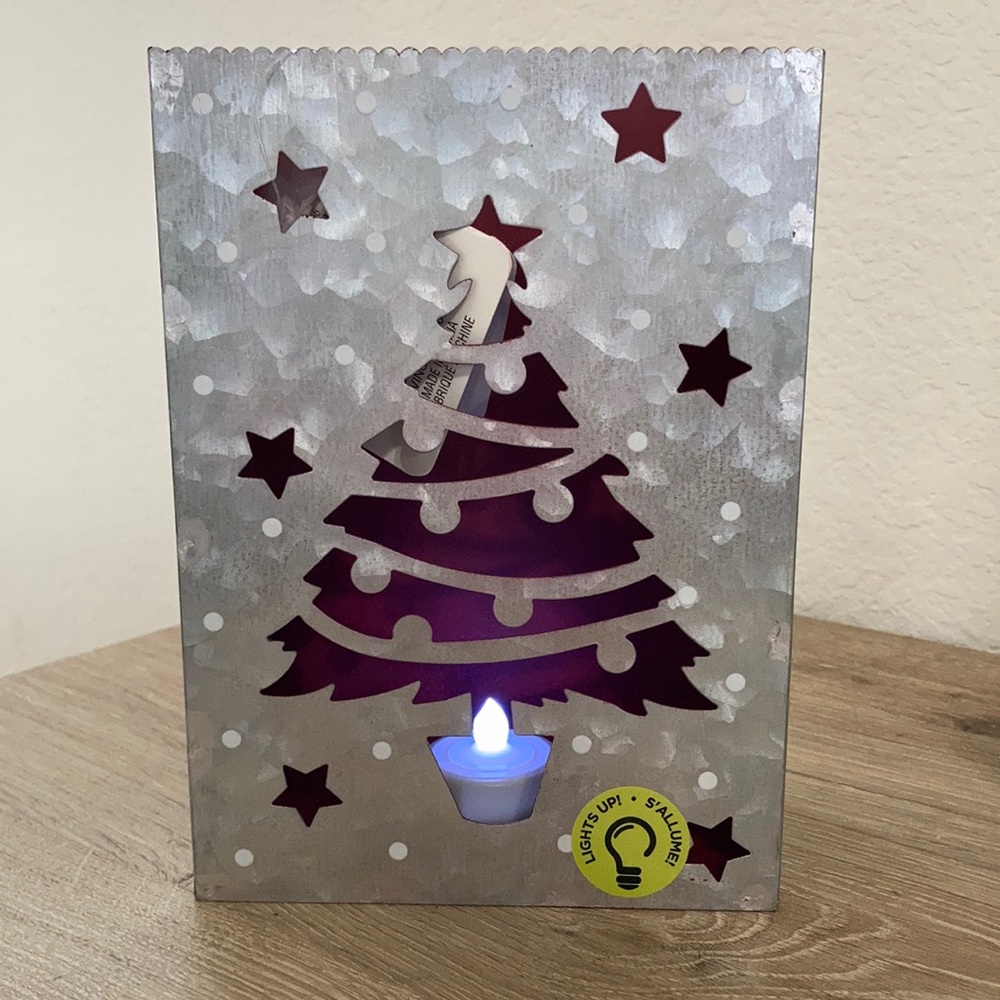 Ashland Christmas Tree LED Candle Luminary